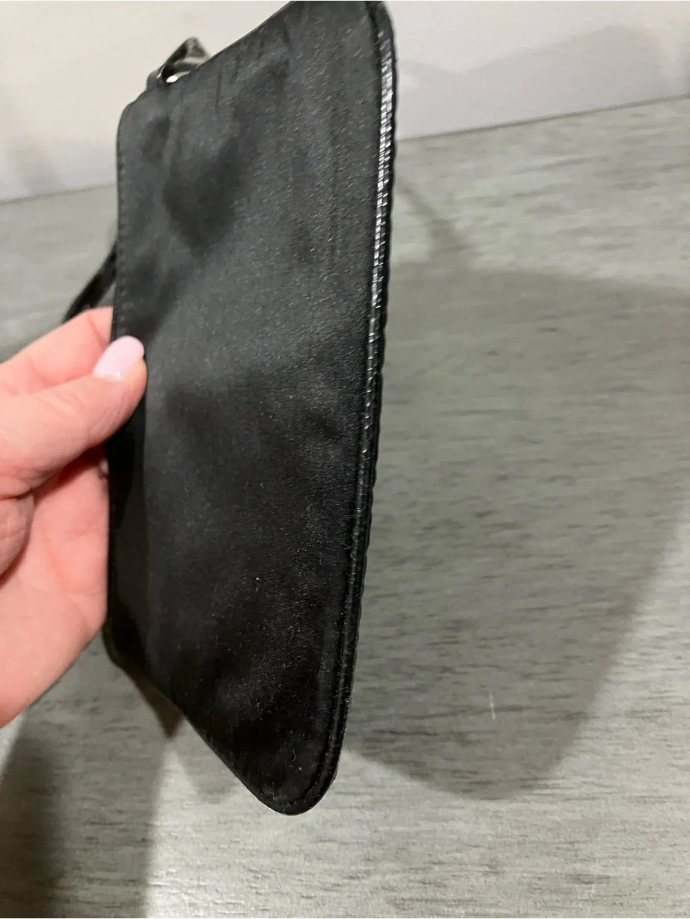 Coach Black Sequin Signature Wristlet